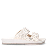 Ciabatta in ecopelle bianco oro | Boscaini Scarpe