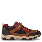 Magnetar Boy sneaker in tessuto ed ecopelle bambino marrone bordeaux | Boscaini Scarpe