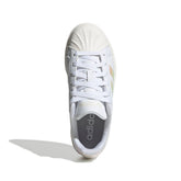 Streettalk sneaker in ecopelle ragazza bianco iridescente | Boscaini Scarpe