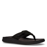 Wesley Sun infradito in pelle e gomma nero | Boscaini Scarpe