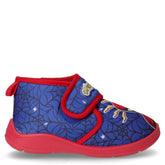 Ciabatta casa in tessuto bambino blu e rosso | Boscaini Scarpe