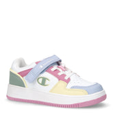 RD18 2.0 sneaker in ecopelle bambina bianco rosa verde | Boscaini Scarpe