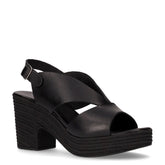 Sandalo con tacco nero - Sandali Con Tacco Donna | Boscaini Scarpe