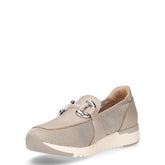 Mocassino casual in tessuto e pelle grigio | Boscaini Scarpe