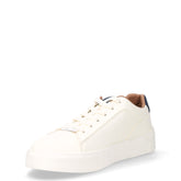 Sneaker in ecopelle bianco blu | Boscaini Scarpe