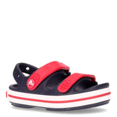 Crocband Cruiser sandalo di gomma bambino navy red | Boscaini Scarpe