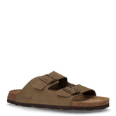 Bobo ciabatta in pelle oliva | Boscaini Scarpe
