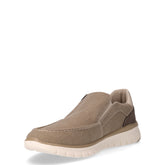 Mocassino sportivo in tessuto taupe | Boscaini Scarpe
