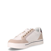 Lyncon Mix sneaker in tessuto bianco beige | Boscaini Scarpe