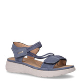 Sandalo sportivo in ecopelle e tessuto navy - TOO LIKE | Boscaini Scarpe