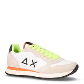 Tom Fluo sneaker in pelle e tessuto bianco - SUN68 UOMO | Boscaini Scarpe