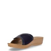 Ciabatta in ecopelle blu | Boscaini Scarpe