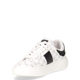 Sneaker in ecopelle bianco grigio | Boscaini Scarpe