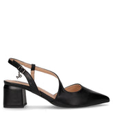 Slingback con tacco nero | Boscaini Scarpe
