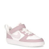 Court Borough Low Recraft sneaker in ecopelle bambina bianco viola | Boscaini Scarpe
