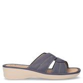 Ciabatta in ecopelle blu | Boscaini Scarpe