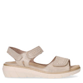 Sandalo con zeppa beige | Boscaini Scarpe
