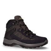 scarponcino da trekking in pelle e tessuto blu grigio | Boscaini Scarpe