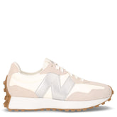 327 sneaker in pelle ed ecopelle angora argento | Boscaini Scarpe