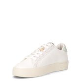 Katy sneaker ragazza in ecopelle e pelle bianco azzurro | Boscaini Scarpe