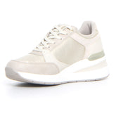 Sneaker con zeppa beige | Boscaini Scarpe