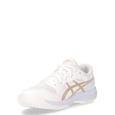 Upcourt 6 GS scarpa da pallavolo ragazza in ecopelle bianco champagne | Boscaini Scarpe