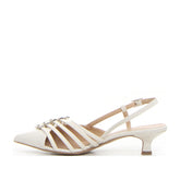 Décolleté slingback a punta burro vernice | Boscaini Scarpe