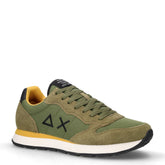 Tom Solid sneaker in tessuto e pelle militare | Boscaini Scarpe