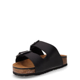 Ciabatta in ecopelle nero | Boscaini Scarpe