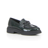 Mocassino chunky con staffa verde - Mid Season Sale Mocassini Donna | Boscaini Scarpe