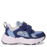 Alley TD sneaker in tessuto ed ecopelle bambino blu peonia | Boscaini Scarpe