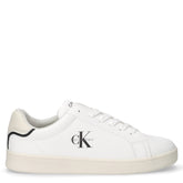 Sneaker in ecopelle bambino bianco nero latte | Boscaini Scarpe