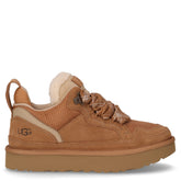 Lowmel sneaker in pelle e tessuto noce | Boscaini Scarpe