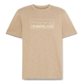 OUTLINED GRAPHIC SS TEE t-shirt in cotone beige | Boscaini Scarpe