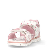 Fogil sandalo in ecopelle bambina bianco rosa | Boscaini Scarpe