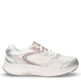 Go Run Consistent 2.0 Hi scarpa da running in tessuto ed ecopelle ragazza off white | Boscaini Scarpe