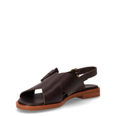 Sandalo in pelle testa di moro | Boscaini Scarpe