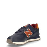 574 sneaker in pelle blu | Boscaini Scarpe