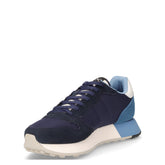 Jaki Solid sneaker in pelle e tessuto navy blu | Boscaini Scarpe