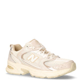530 sneaker in ecopelle e tessuto beige angora - Sneakers Donna | Boscaini Scarpe