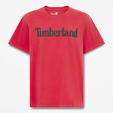 NORTHWOOD WORDMARK LOGO SHORT t-shirt in cotone rosso | Boscaini Scarpe