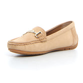 Mocassino con staffa camel | Boscaini Scarpe