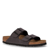 Arizona ciabatta in pelle grigio | Boscaini Scarpe