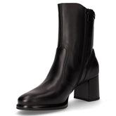 Tronchetto in pelle con zip nero | Boscaini Scarpe