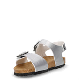 Raisho sandalo in ecopelle bambina argento | Boscaini Scarpe