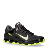 Nike reax 8 rh mesh sneaker in tessuto ed ecopelle nero argento | Boscaini Scarpe