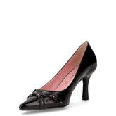 Décolleté a punta nero cristal | Boscaini Scarpe