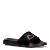 Slipper Beach Sequin ciabatta di gomma nero oro - SUN68 | Boscaini Scarpe