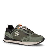 Travis Sport Bold sneaker in pelle e tessuto verde militare | Boscaini Scarpe