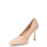 Decollete a punta in ecopelle beige | Boscaini Scarpe